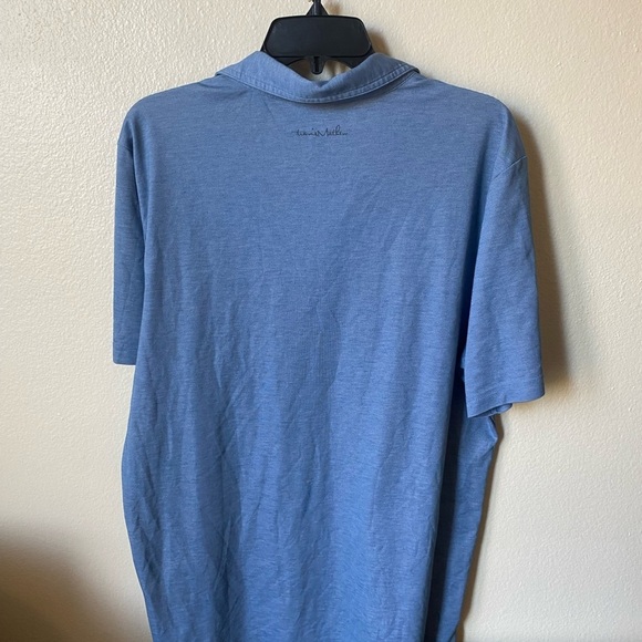 Travis Mathew Men’s Blue Buckets Golf Polo Shirt Business Classic Athletic Top - Picture 4 of 8